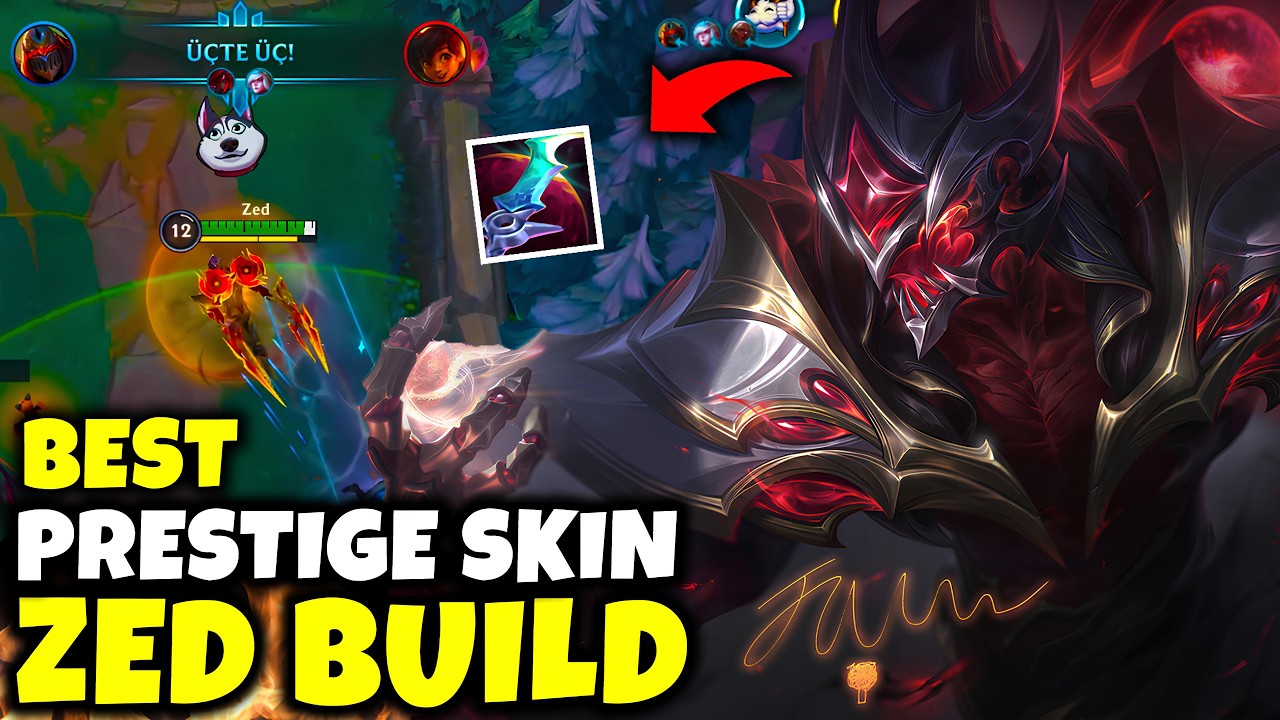 KOSTÜM OYNATIYOR! FAKER İMZALI PRESTİJ ZED META BUILD Wild Rift