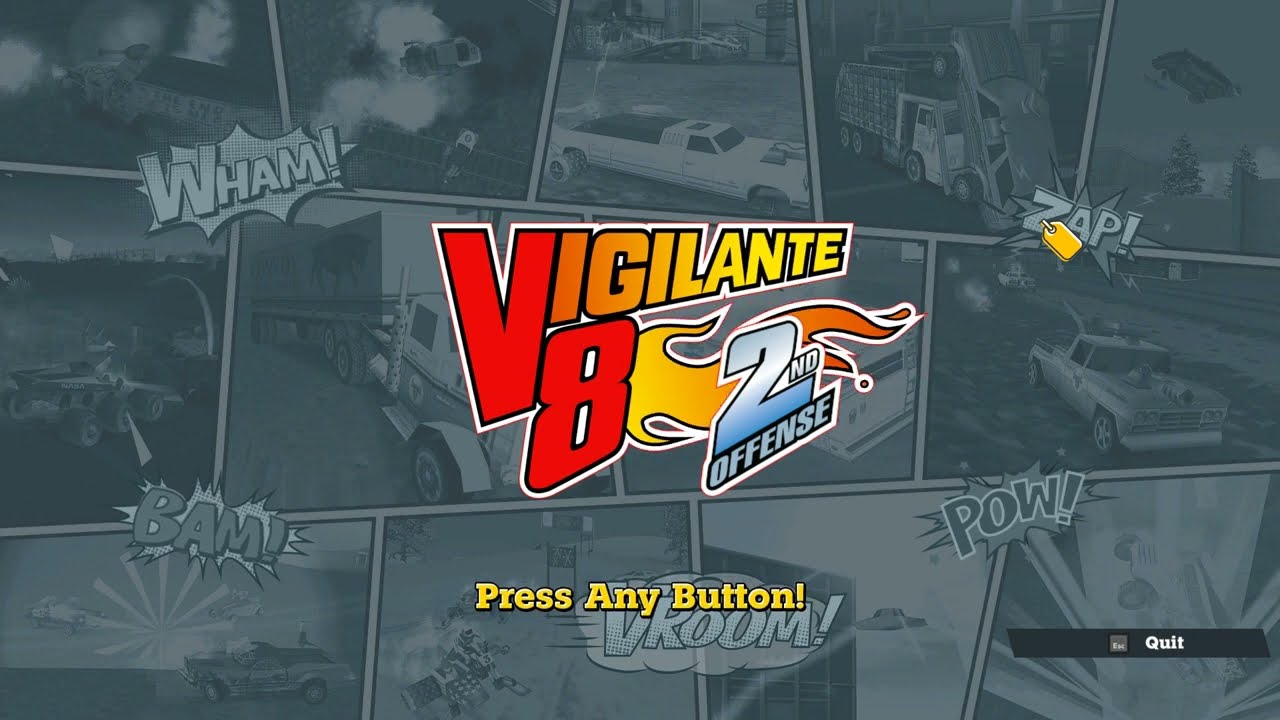 Vigilante 8 Versão PC - Jogando pela primeira vez (Full HD 60FPS)