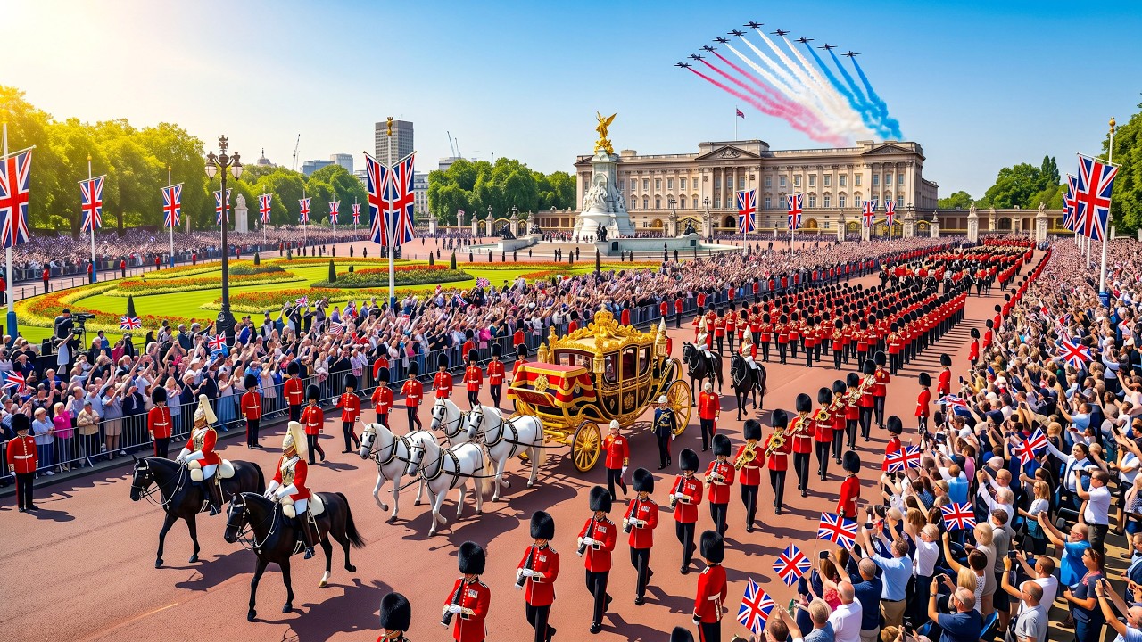 👑🇬🇧 Trooping the Colour 2026 | The King's Birthday Parade & Royal Military Ceremony (Full Event 4K)