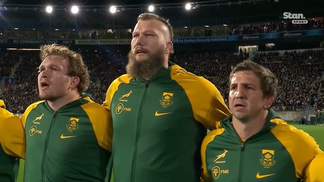 All Blacks vs South Africa The Rugby Championship - Signature Choir South African National Anthem