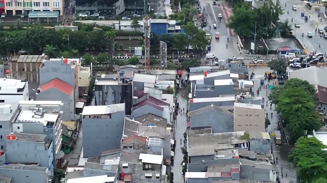 Dji Mini 3 Mantau Banjir Di WTC Mangga Dua.