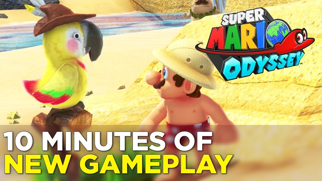SUPER MARIO ODYSSEY - 10 Minutes of Brand New Gameplay, Yum!