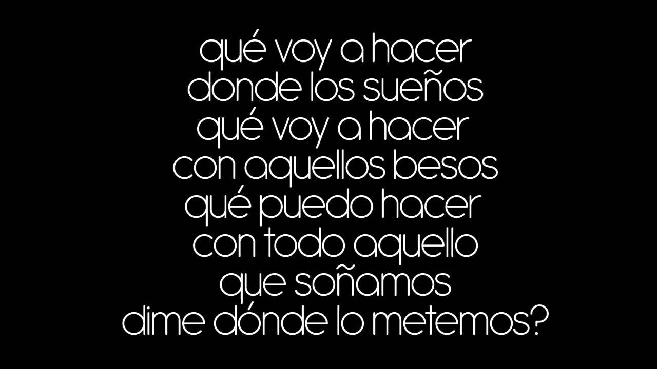 Alejandro Sanz - A La Primera Persona (Lyric Video)