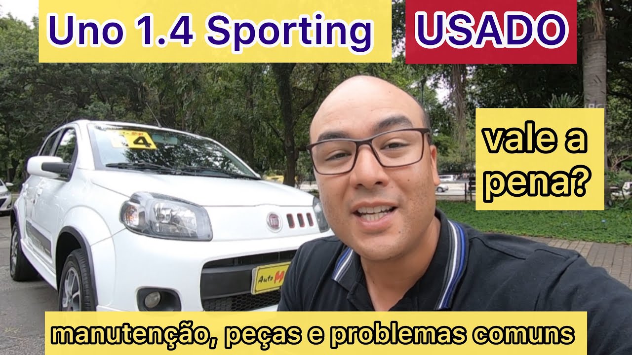 UNO 1.4 Fire Sporting USADO - é bom negócio? Vale a pena? Veja problemas e custo de manutenção