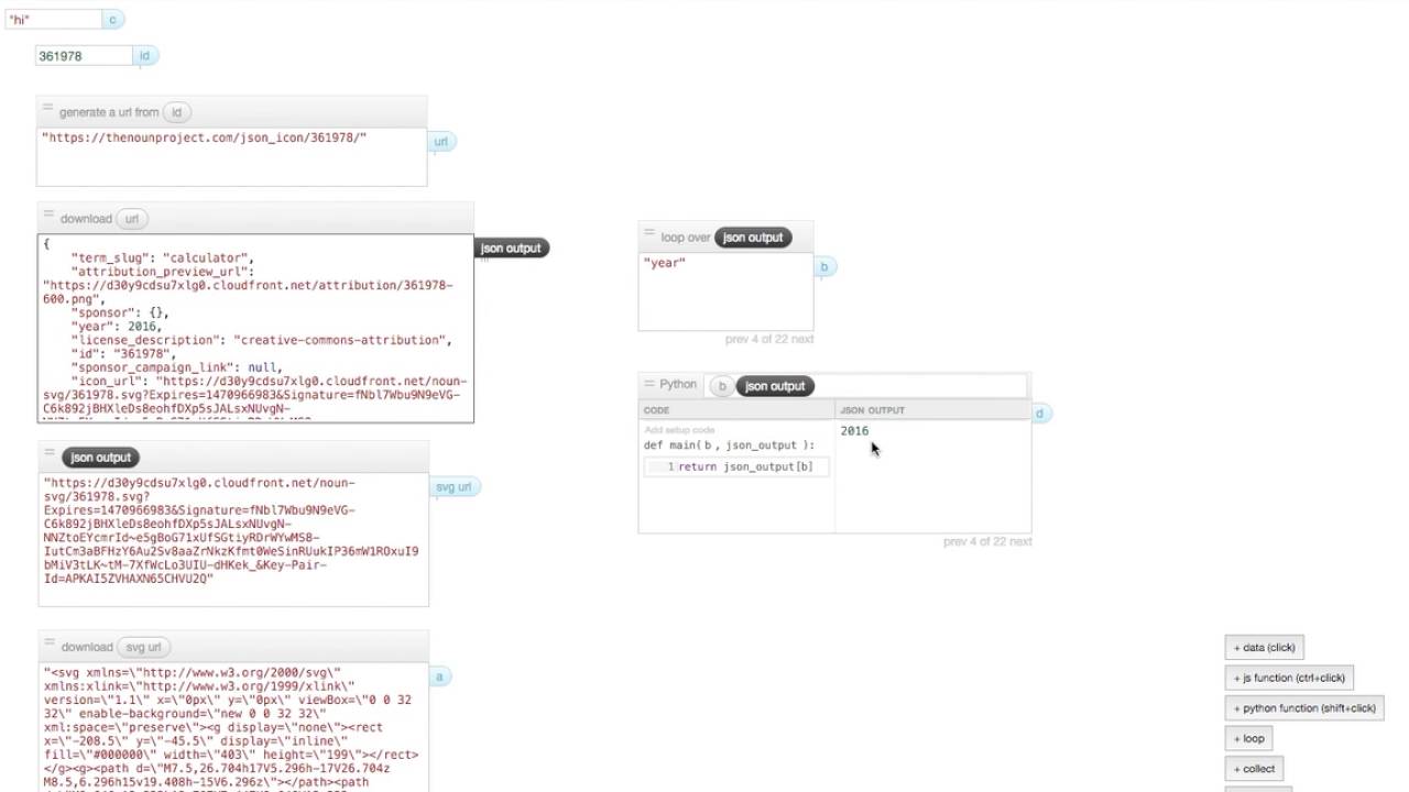 Flowsheets v1 demo