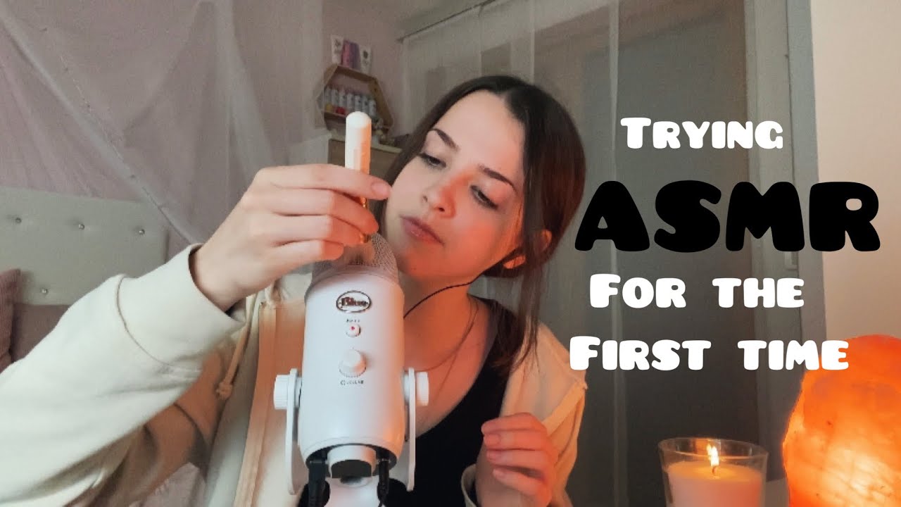 Trying ASMR for the first time #asmr #firstasmrvideo #triggers