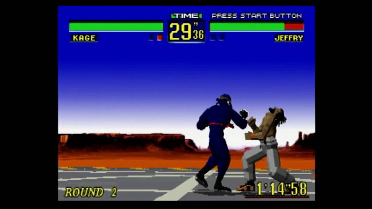 Classic Game Room - VIRTUA FIGHTER 1 for Sega Saturn review