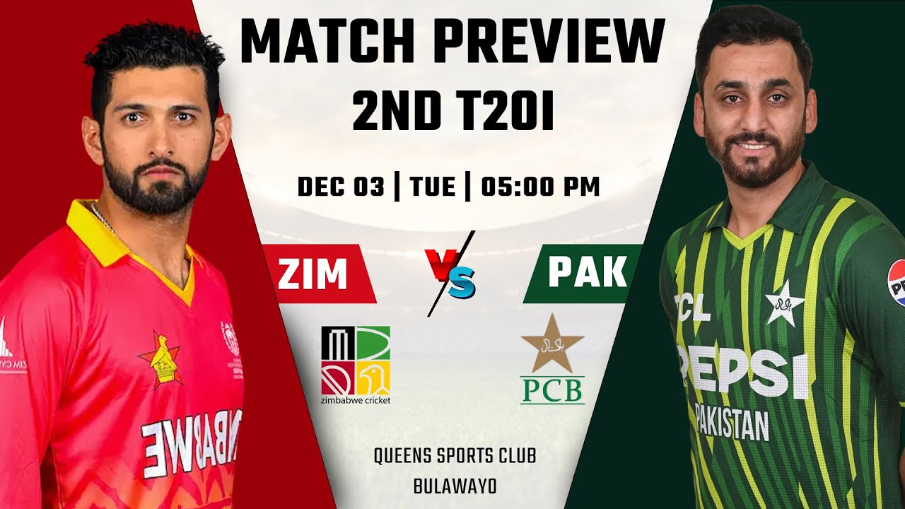 Zimbabwe vs Pakistan 2nd T20I PREDICTION | Dream 11 Team Prediction | ZIM vs PAK Who Will Win?