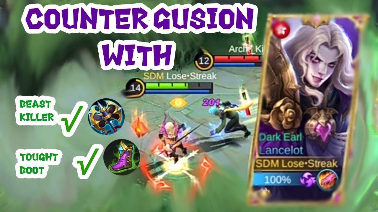 Lancelot gameplay beast killer jungle & tough boot | Counter gusion & selena! | Lancelot highlight