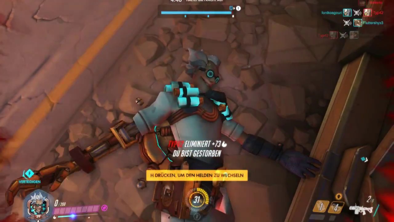 Overwatch | Funny suicide with Junkrat