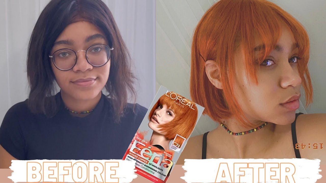Wig transformation ft L’Oreal Paris Feria ‘Intense Copper’