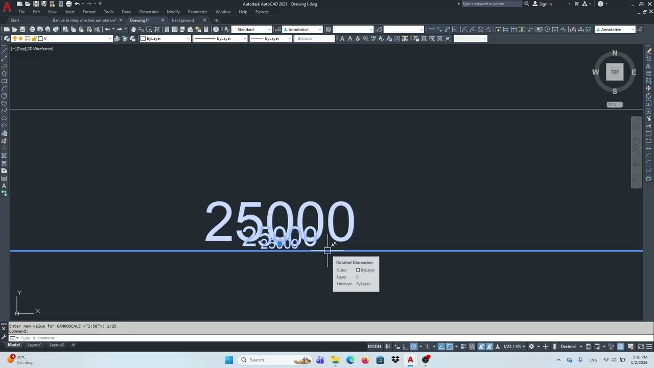 Khắc Phục Lỗi Dim, Text Annotative Bị Nhảy Khi Chuyển Đổi Tỷ Lệ Trong AutoCAD | Than Le