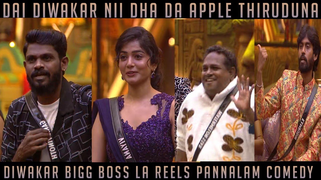 Apple thirudan diwakar | BiggbossS9 | Gana Vinoth | Diwaker| Vijay Sethupathi | Vj paru | Simply5 