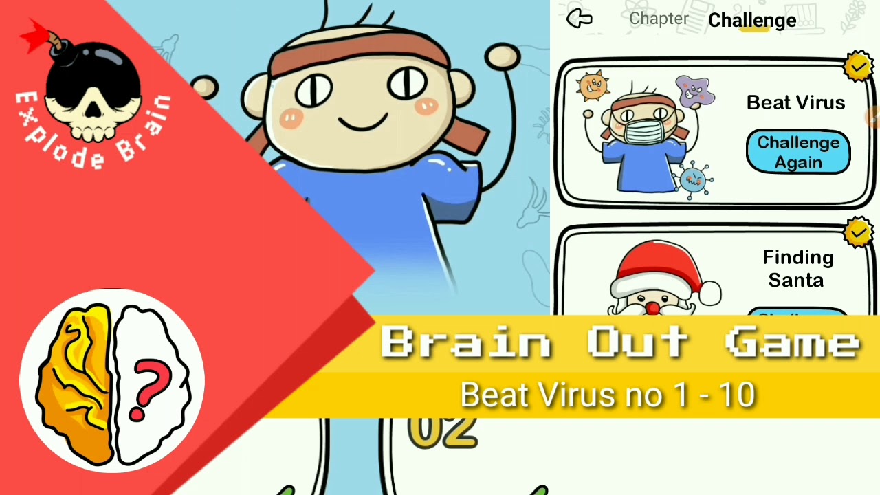 BRAIN OUT BEAT VIRUS NO 1 2 3 4 5 6 7 8 9 10