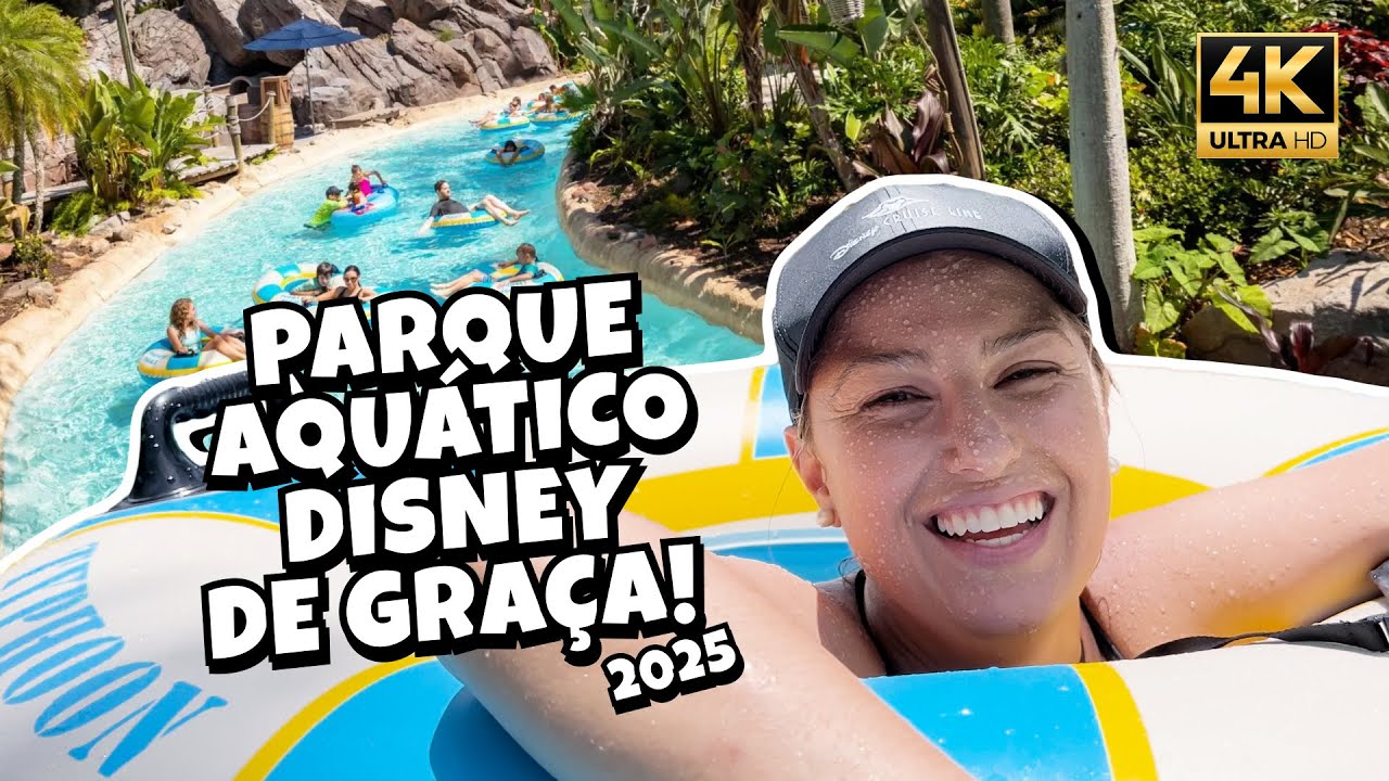 COMO É O PARQUE AQUÁTICO DISNEY TYPHOON LAGOON - PASSEIO EM DISNEY SPRINGS