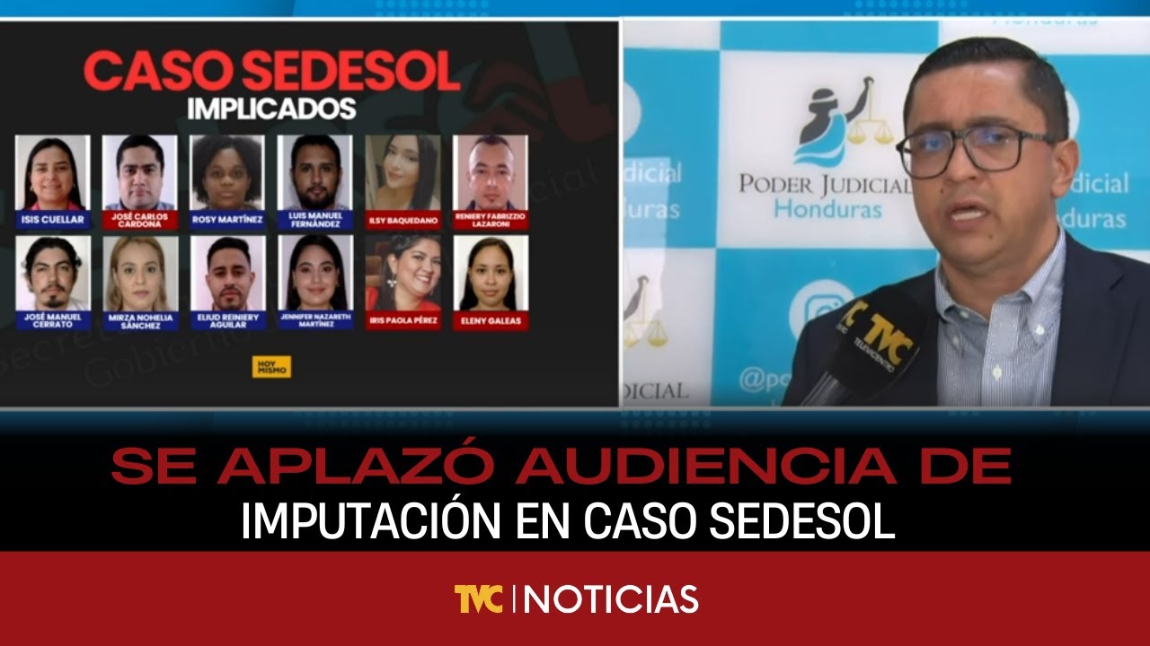 Se aplazó audiencia de imputación a personas que se presentaron voluntariamente en caso Sedesol