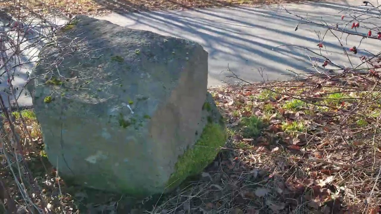 Ein Monolith und ein zerstörtes, megalithisches Bauwerk am Strassenrand in Saupersdorf?
