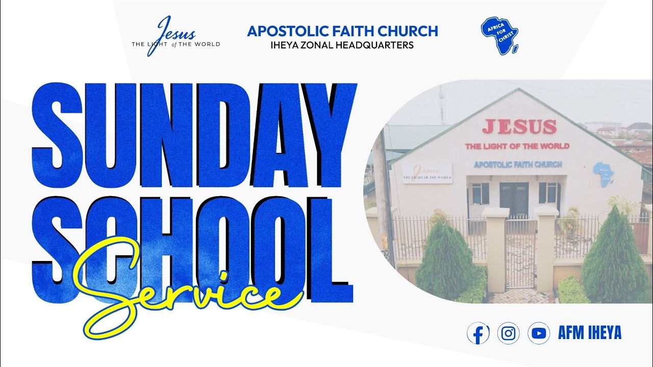 Sunday School Service 04 - 01 - 2026. Apostolic Faith IHEYA
