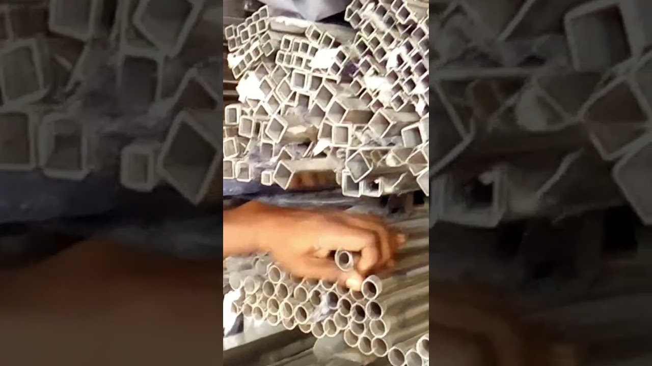 Real SS round pipe, box pipe thickness and price 