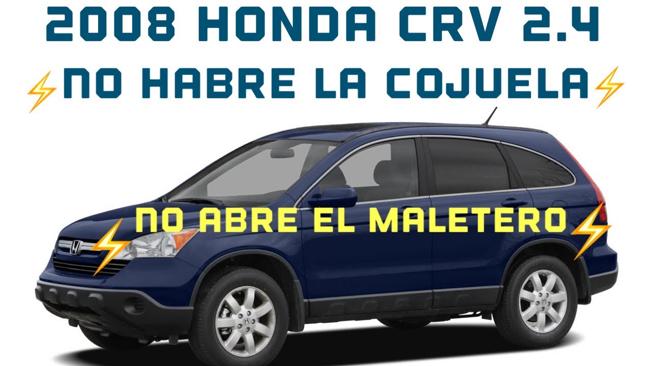 No abre la puerta de atrás⚡️2008 Honda CRV 2.4⚡️?cómo arreglarla? 🤔🤔