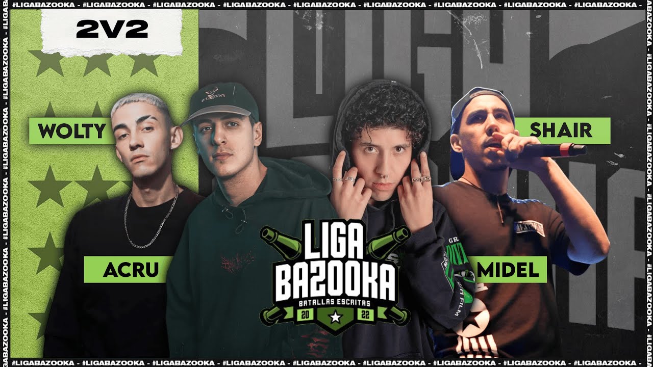 💥LIGA BAZOOKA 2 VS 2💥  CON LETRA (2015) REACCION🤯 ACRU WOLTY VS SHAIR MIDEL