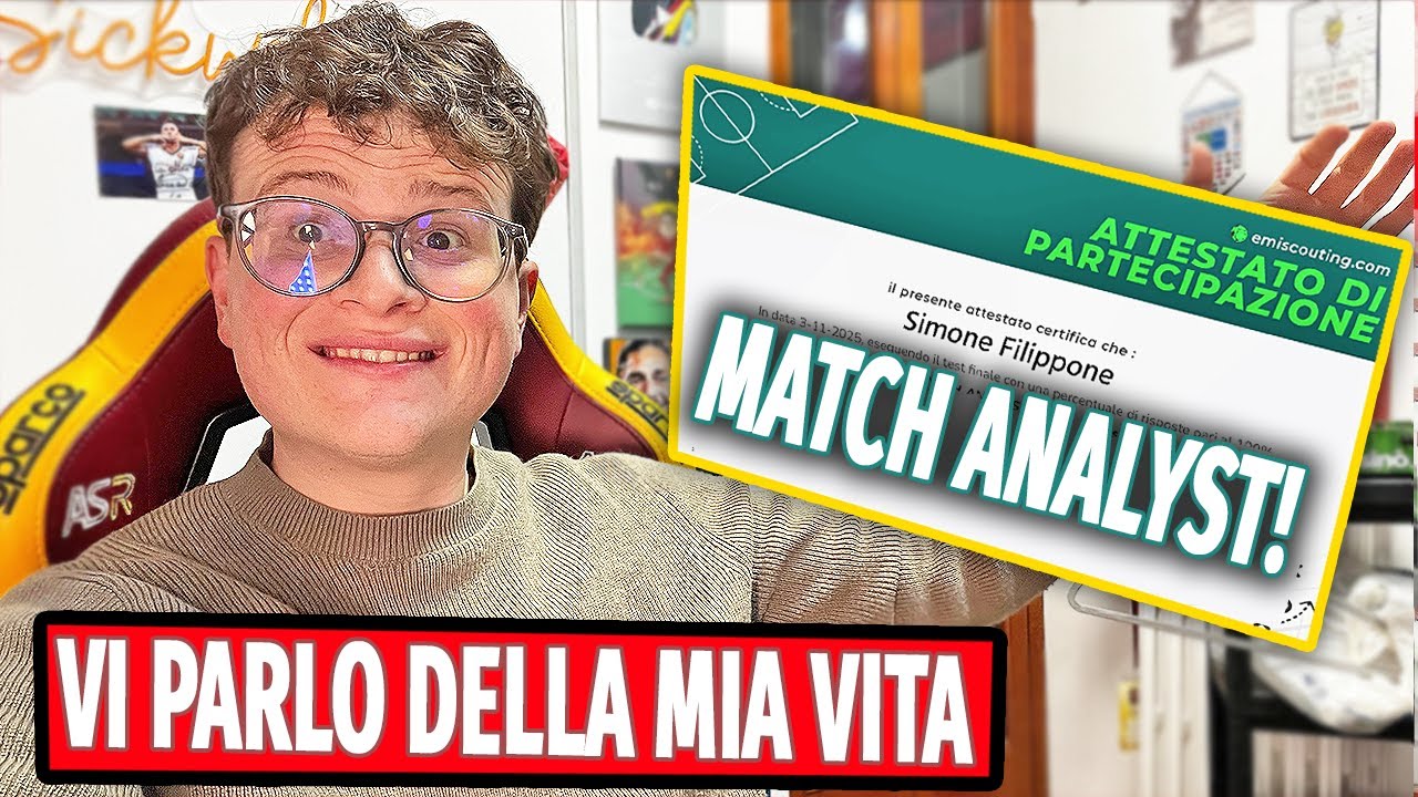 I WANT TO TELL YOU ABOUT MY LIFE: I became a MATCH ANALYST!