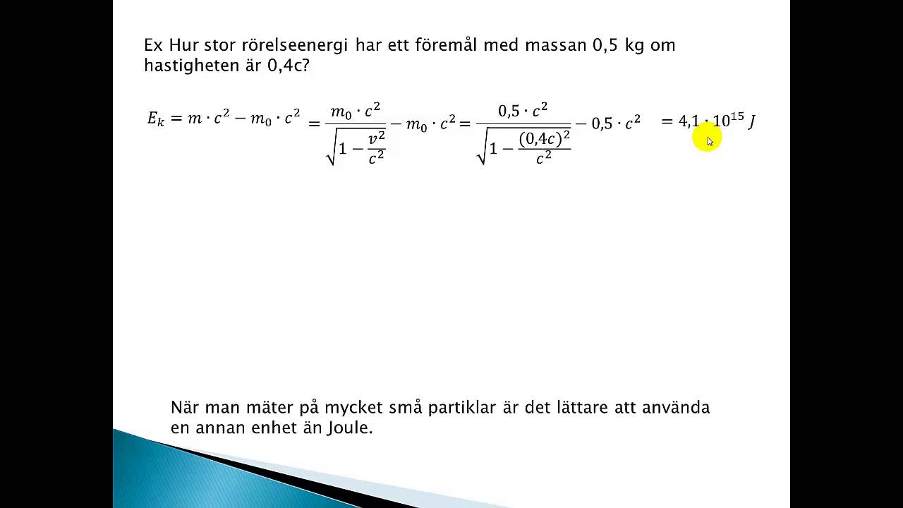 Fy1 RP2 Rel r&ouml;relseenergi