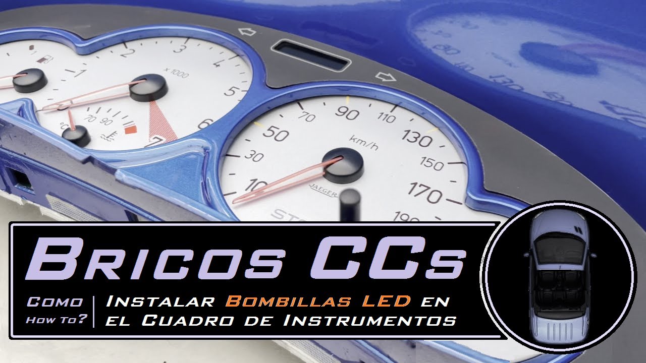 Bricos CCs | Mejora la Iluminacion del Cuadro Instrumentos con LEDs  #route #RC #circuit #206cc