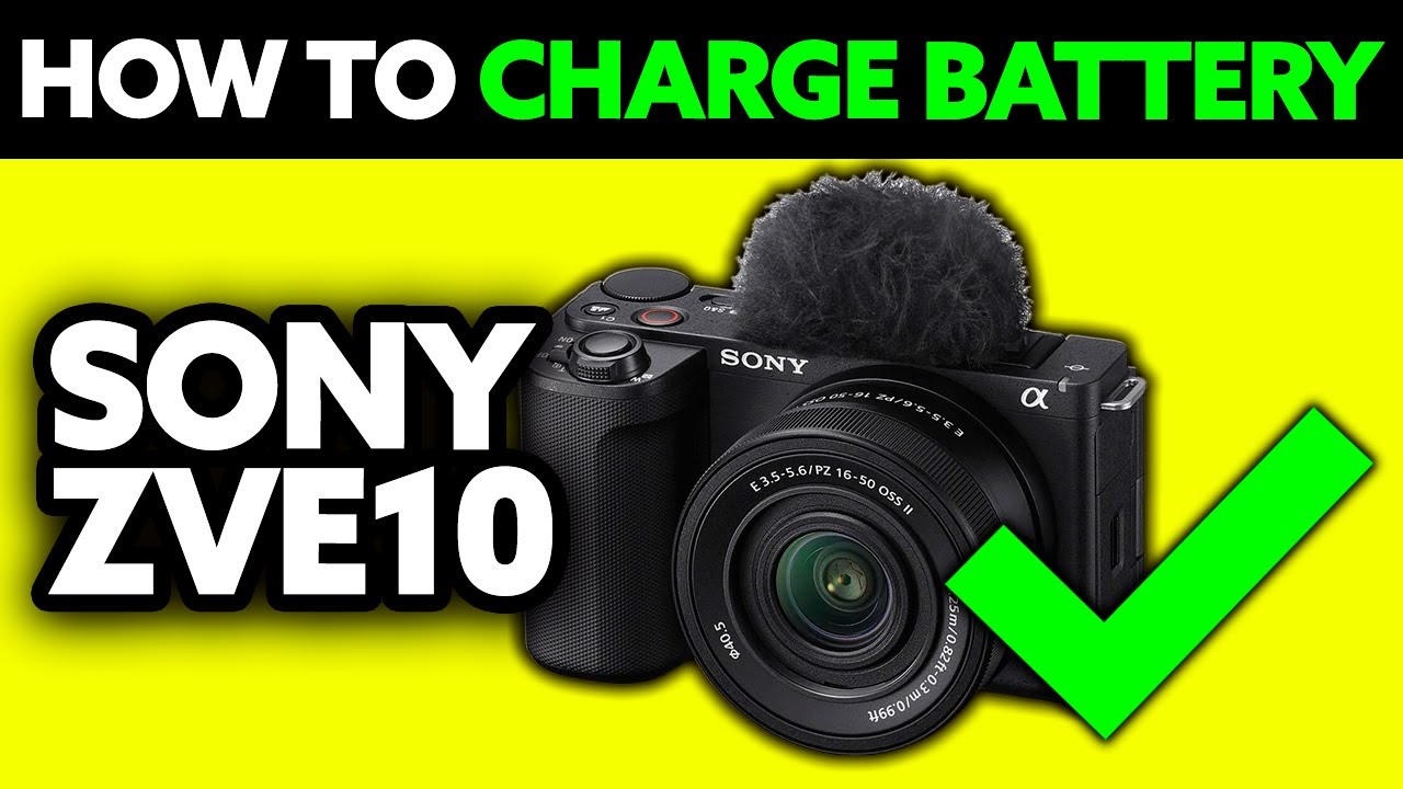 How To Charge Sony ZVE10 Battery (2025) - Step by Step