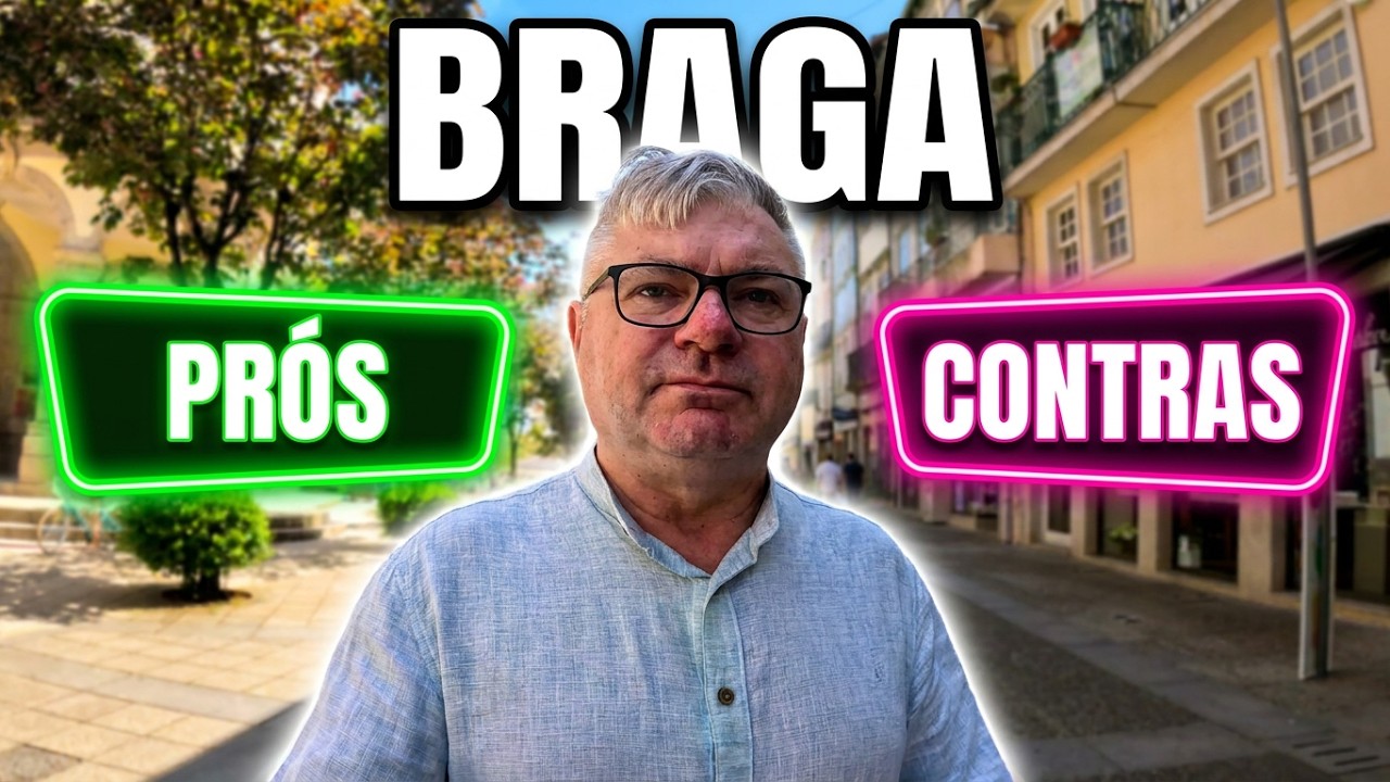 PR&Oacute;S e CONTRAS de morar em BRAGA, Portugal: Vale a pena?🇵🇹 🇧🇷  @KistnaEuropa ​