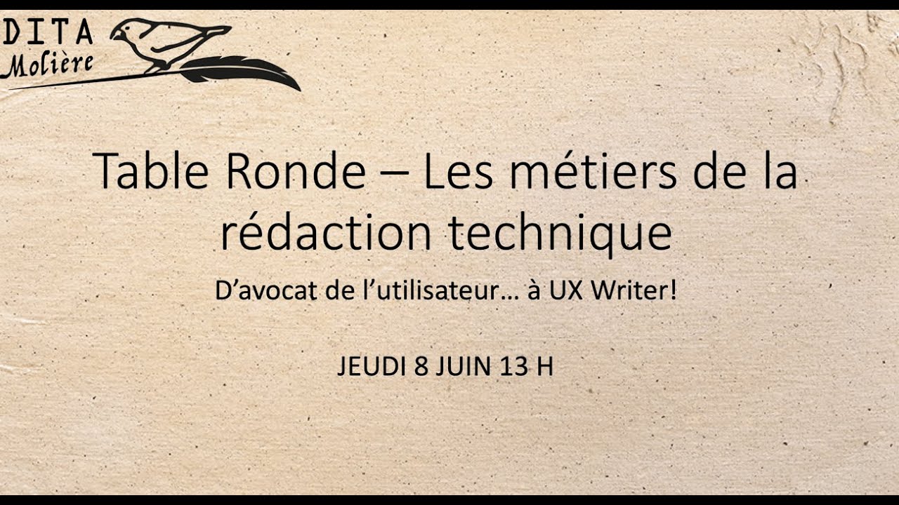 Les m&eacute;tiers de la r&eacute;daction technique