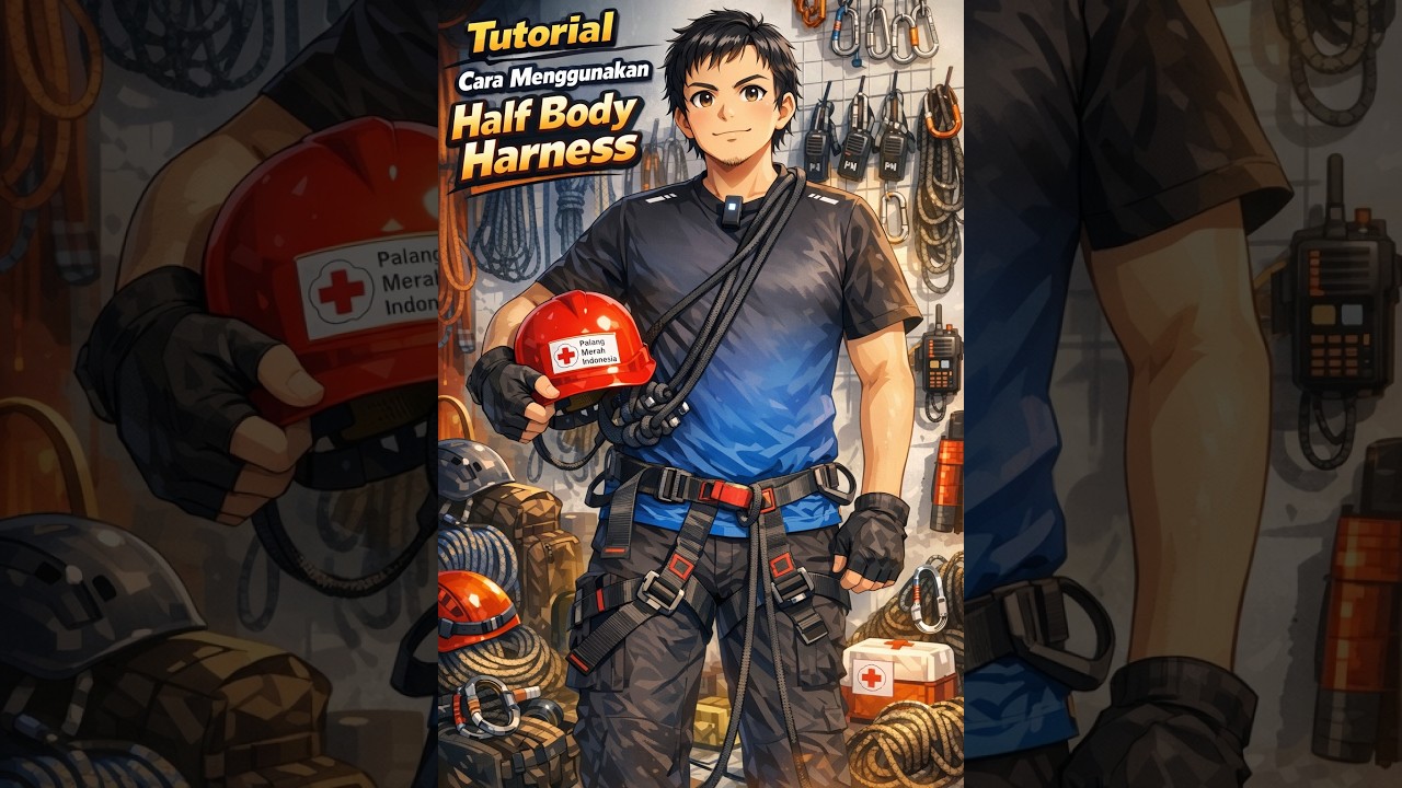 Tutorial Cara Menggunakan Half Body Harness