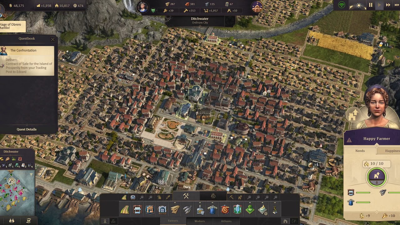 Anno 1800 Campaign Chapter 5: Part 1 4k gameplay - No commentary