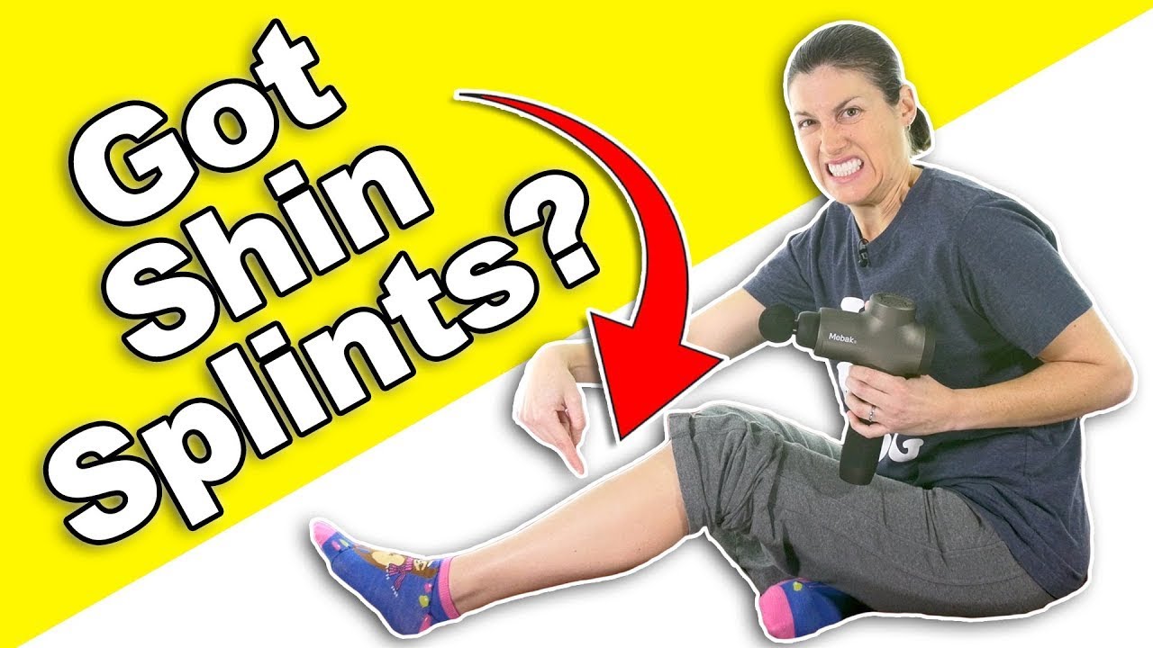 How to Use a Massage Gun to Relieve Shin Splints + Stretches & Exercises