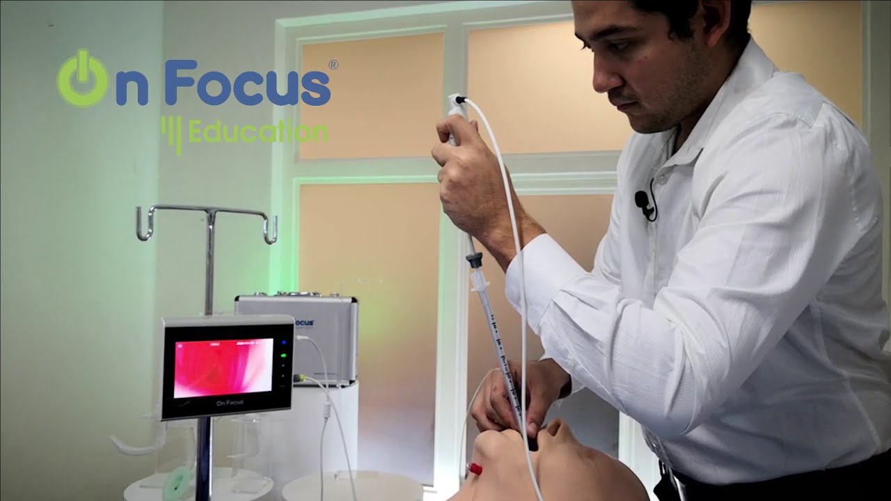 Intubación videolaringoscopio OnFocus Advanced: V-StyletFlex.