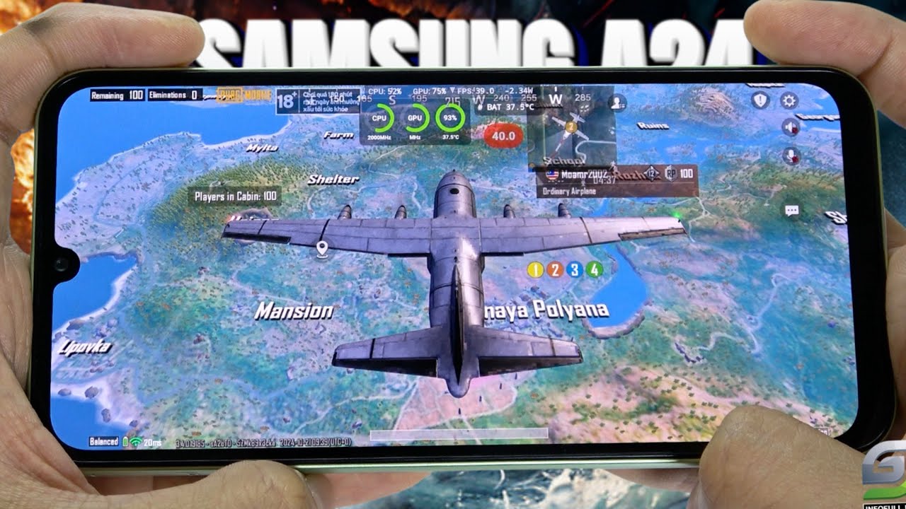 Samsung Galaxy A24 test game PUBG Mobile 2024 | Helio G99