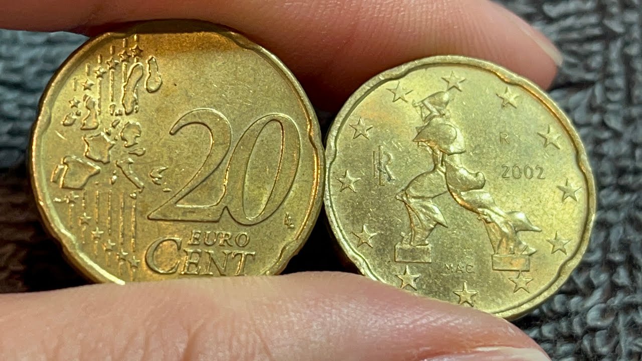2002 Italy 20 Euro Cent Coin &bull;&nbsp;Values, Information, Mintage, History, and More