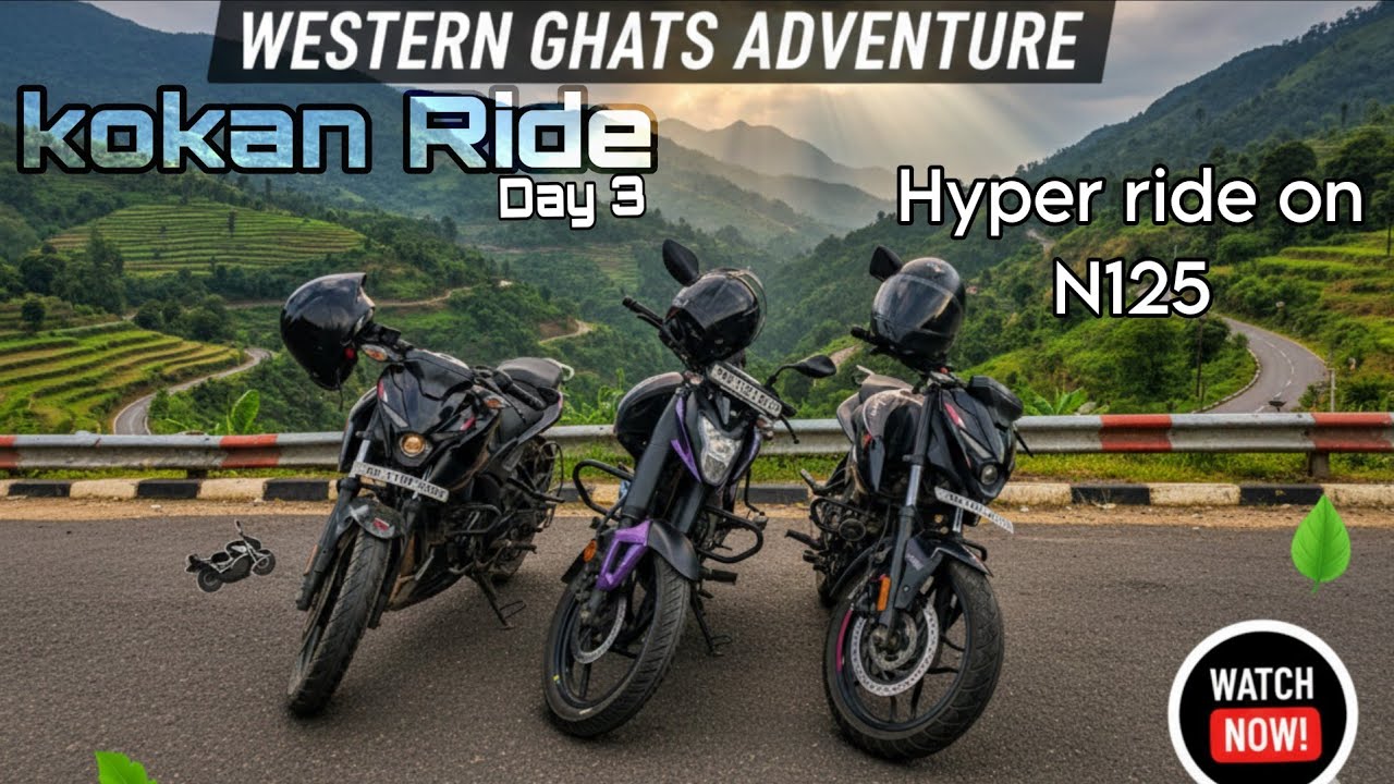  END OF KOKAN RIDE 😩|| Western ghats|| GUHAGHAR BEACH TO PUNE || HYPER RIDE ON N125 