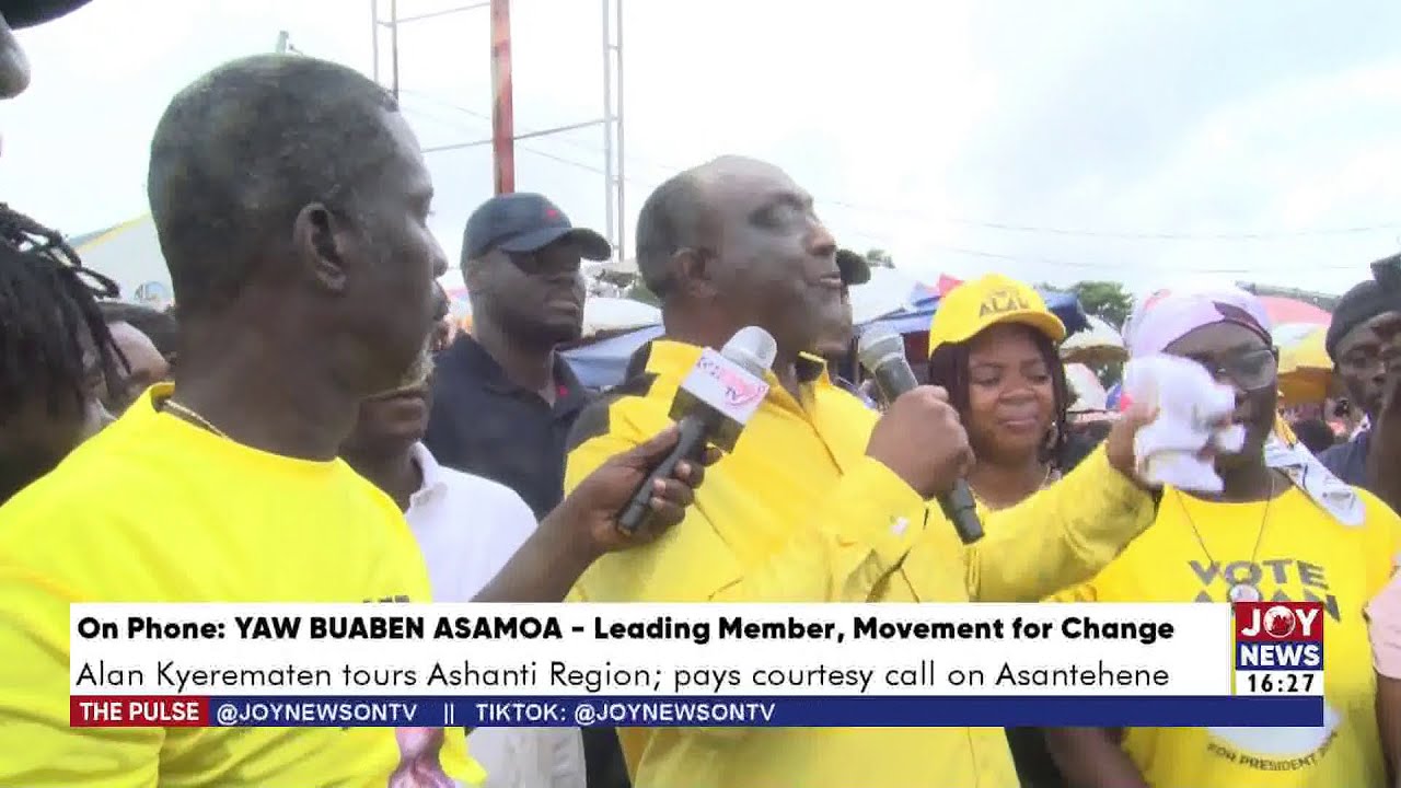 Election 2024: Alan Kyerematen tours Ashanti Region; pays courtesy call on Asantehene| The Pulse