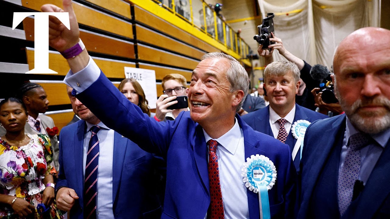 LIVE: Reform leader Nigel Farage delivers speech