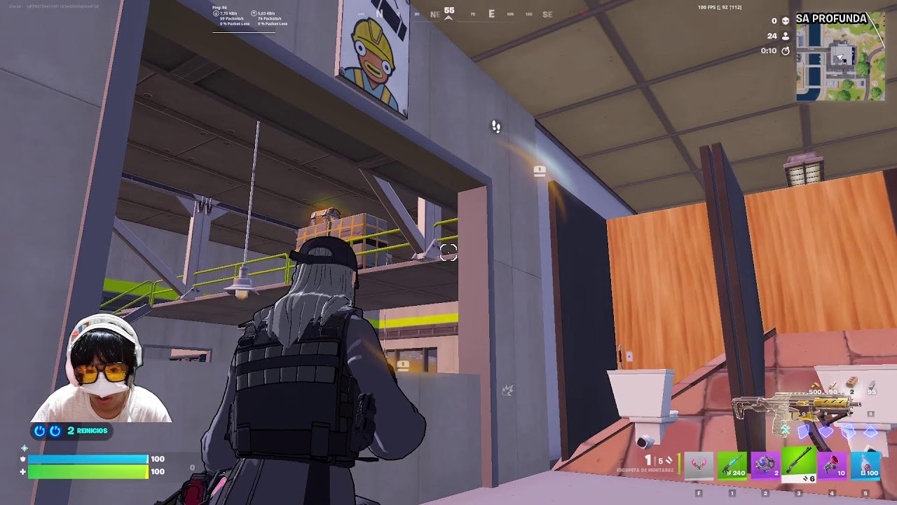En torneo solitario de fortnite para ganar skin de gatito robotico