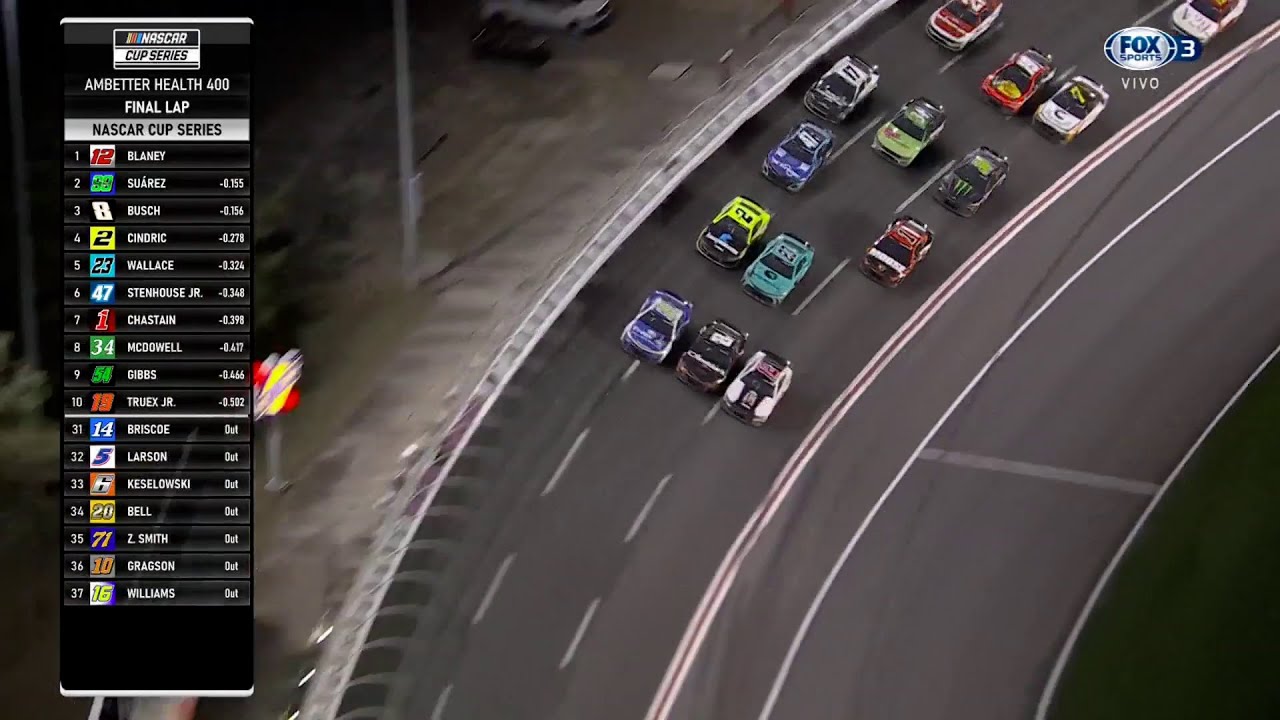 2024 NASCAR Cup en Atlanta - Final de Carrera - La primera de Suárez en 2024