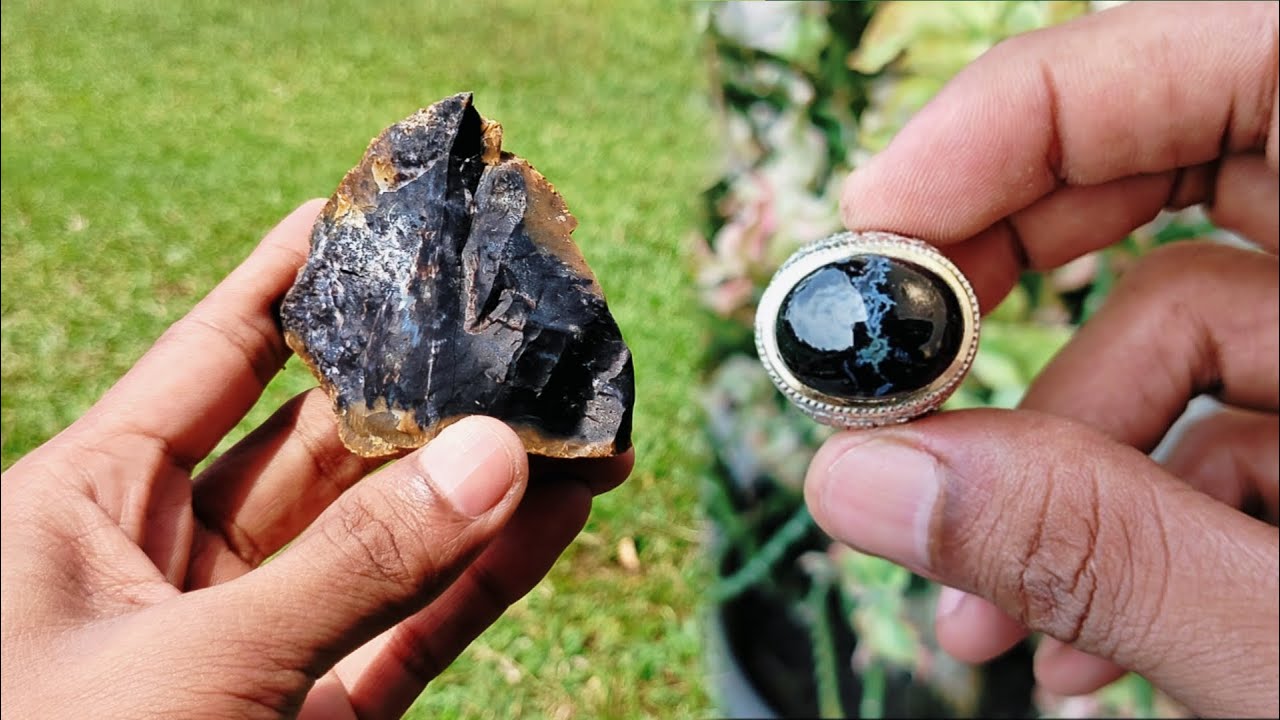 TIDAK DISANGKA,DIANGGAP BATU HITAM BIASA SETELAH DI GOSOK HASILNYA KRISTAL SEKALI‼️