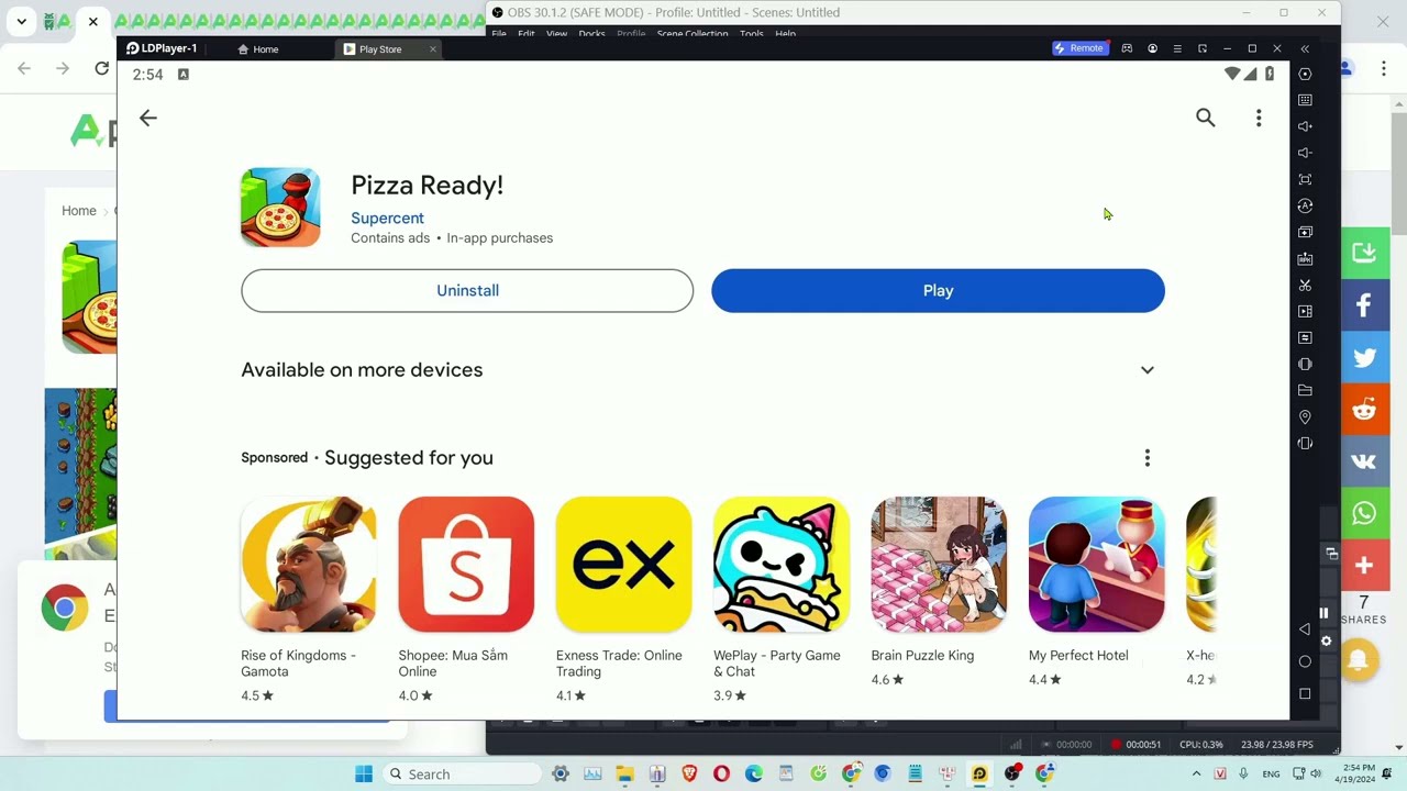 How to play Pizza Ready!  on PC computer easy