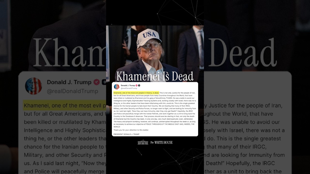 Trump Confirms Khamenei is Dead (But Iran Denies It!)