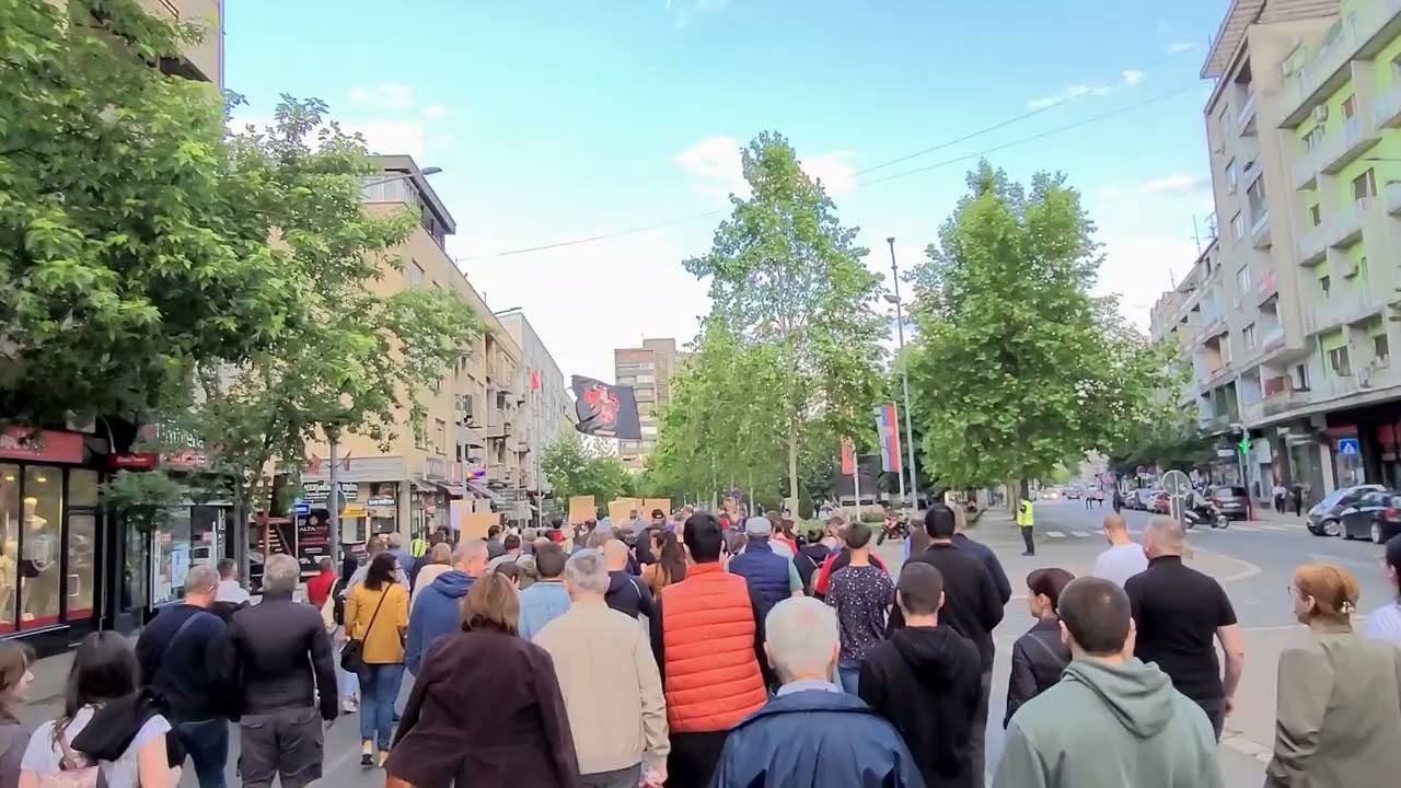 Kru&scaron;evac protest 11. Maj 2025  #krusevac #srbija #krusevac #serbia #protest