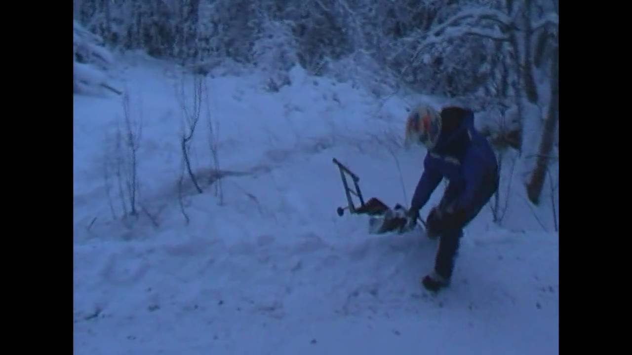 Steam powered kick sled testing - TOO MUCH PRESSURE ! (HD)