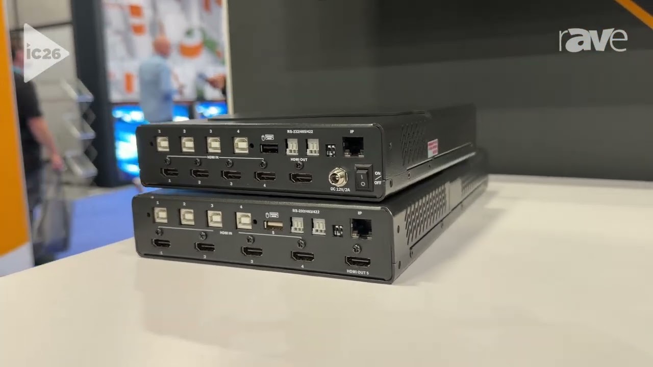 InfoComm 2026: Liberty AV представляет KVM-переключатель с поддержкой 4 источников и функцией Mul...