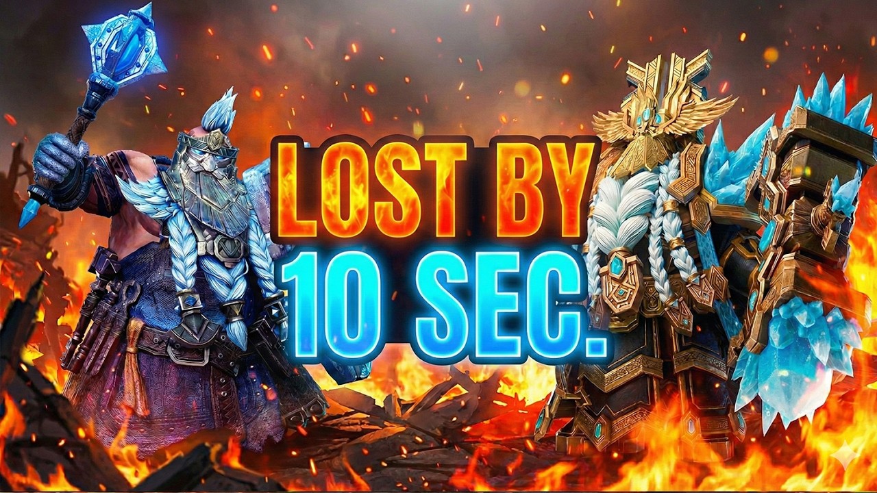 WE LOST BY 10 SECONDS?! 😱 vs MAD (Live Attacks) | Watcher of realms