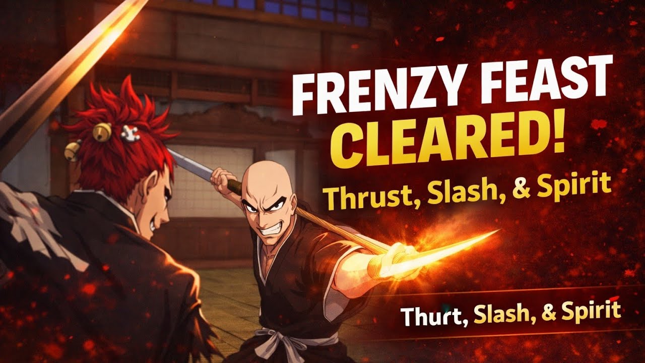 Frenzy feast (SPEED RUN) FIRST CLEAR SCORE 90K +¡? BLEACH Soul Resonance 